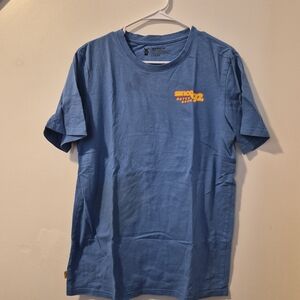 Dutch Bros Blue Tee with Orange Logo